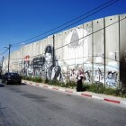 Sociale kunst op Palestijns / Israëlische muur