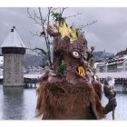 Carnaval in de Zwitserse stad Luzern