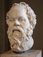 Socrates, 5e eeuw BCE / Bron: Lysippos (kopie ), Wikimedia Commons (CC BY-SA-2.5)