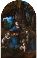 Maria, Jezus, Johannes en de aartsengel Uriël / Bron: Leonardo da Vinci, Wikimedia Commons (Publiek domein)