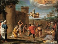 The Stoning of Saint Stephen - Annibale Carracci - Louvre INV 204 / Bron: Annibale Carracci, Wikimedia Commons (Publiek domein)