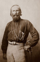 Giuseppe Garibaldi (1807-1882) / Bron: Cartes de visite portraits of U.S. Army officers, children, and others, Wikimedia Commons (Publiek domein)
