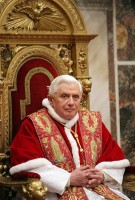 Paus Benedictus XVI, paus van 2005 - 28 feb 2013 / Bron: Peter Nguyen, Wikimedia Commons (CC BY-2.0)