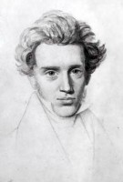 Kierkegaard in 1840 / Bron: Neils Christian Kierkegaard, Wikimedia Commons (Publiek domein)