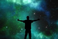 De mens, allesweter in de kosmos? / Bron: Geralt, Pixabay