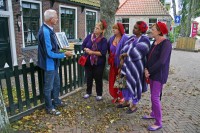 Leden van Chapter Nieuwerkerk aan den IJssel op bezoek in Hollum Op Ameland / Bron: Persbureau Ameland