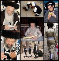 Kledingstijl van ultra-orthodoxe Joden / Bron: , ELIEL JOSEPH SCHAFLER, , Eliels,, Wikimedia Commons (CC BY-SA-3.0)