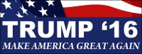 Trumps slogan 'Make America Great Again' is geënt op de leus van Reagan uit de jaren '80: 'Let's Make America Great Again' / Bron: Yoyolux, Wikimedia Commons (Publiek domein)