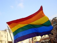 De regenboogvlag van de LGBT- of LHBT-beweging / Bron: theodoranian, Wikimedia Commons (CC BY-SA-3.0)