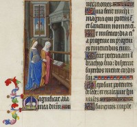 Magnificat in 15-eeuws getijdenboek / Bron: The Limbourg brothers, Wikimedia Commons (Publiek domein)