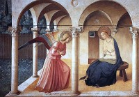 'De aankondiging aan Maria' Fra Angelico / Bron: Fra Angelico, Wikimedia Commons (CC BY-2.0)