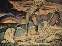 De satan slaat Job / Bron: William Blake, Wikimedia Commons (Publiek domein)