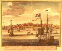 Manhattan, een eiland in New York, heette vroeger Nieuw Amsterdam en was een Nederlandse kolonie / Bron: Onbekend, Wikimedia Commons (Publiek domein)